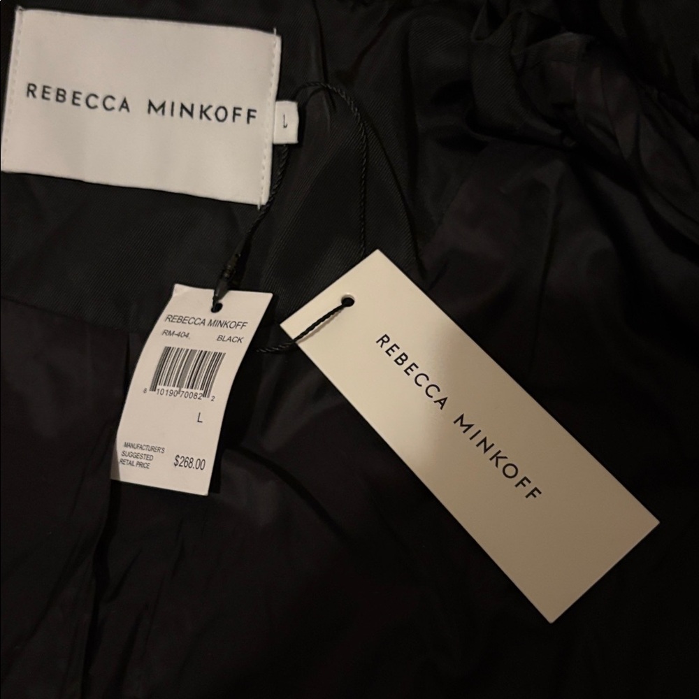 Rebecca Minkoff Black Quilted Women's Jacket - Picture 11 of 11